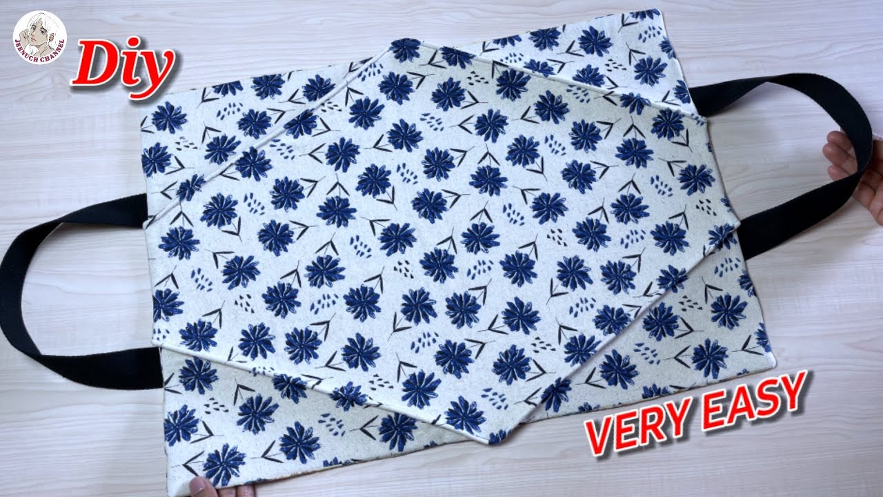 New Style Simple Handbag No Cutting Fabric | How to Make Hand Bag | Diy Cloth Bag Tutorial | Sewing