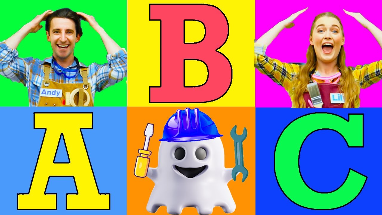 Learning Alphabet ABC's with Heads Shoulders Knees Toes at Andy's Workshop