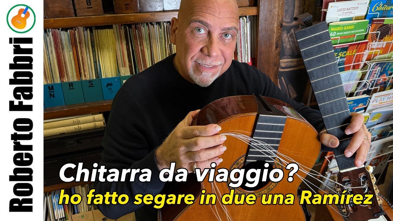 Chitarra da viaggio? Ho fatto segare in 2 una Ramirez #chitarraclassica #chitarristi #chitarra