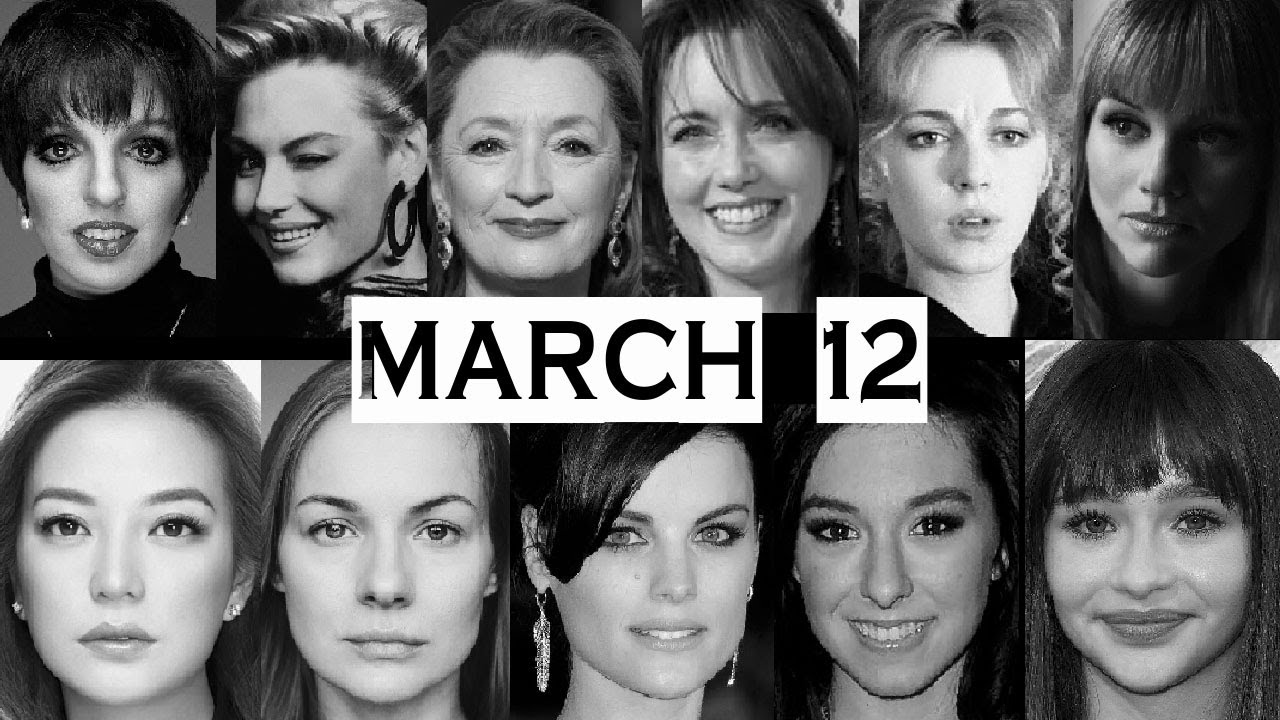 March 12 ♓ Famous BirthDays Celebrities