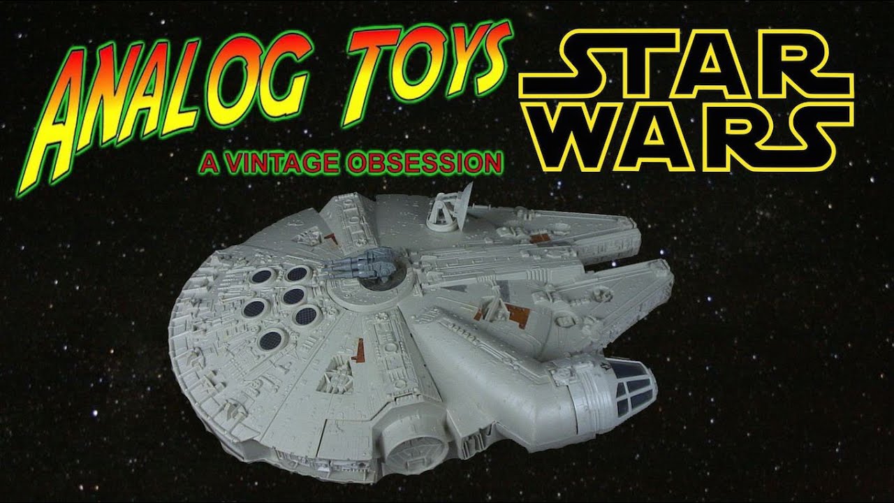 Star Wars Vintage Action Figure Review - Kenner's Millennium Falcon Spaceship - A New Hope