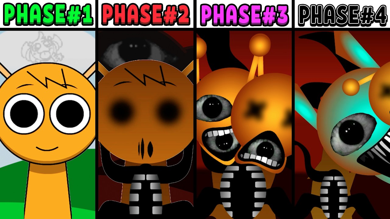 All Phases in New Incredibox Sprunki Oc of Ormon: From Phase 1 to Phase 4