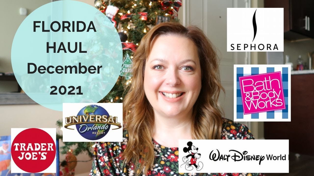 Florida Haul December 2021| Disney, Universal, Bath & Body Works, Trader Joes & more | Elle and Mimi