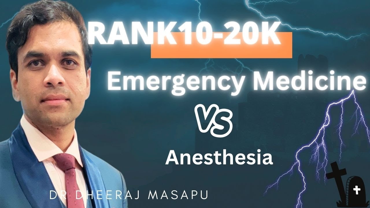 Emergency medicine or Anesthesia? As a career #neetpg
