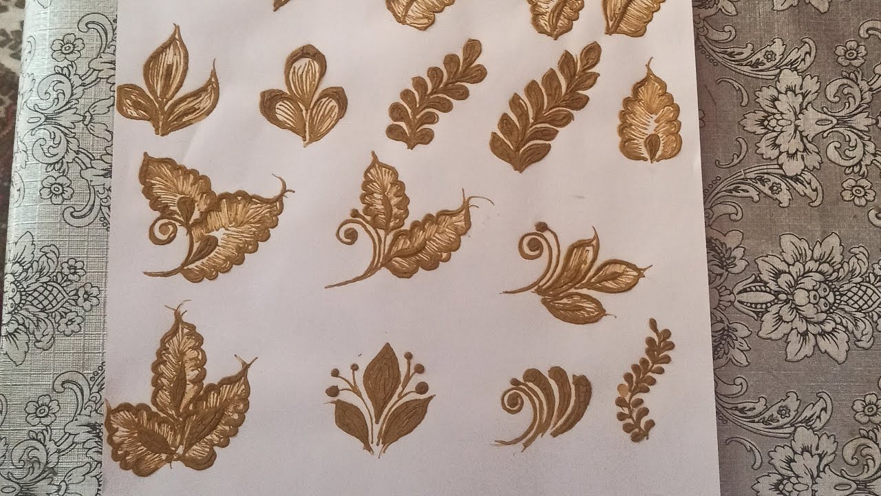All types of leaves 😎 #henna by saba #subscribe to my channel 