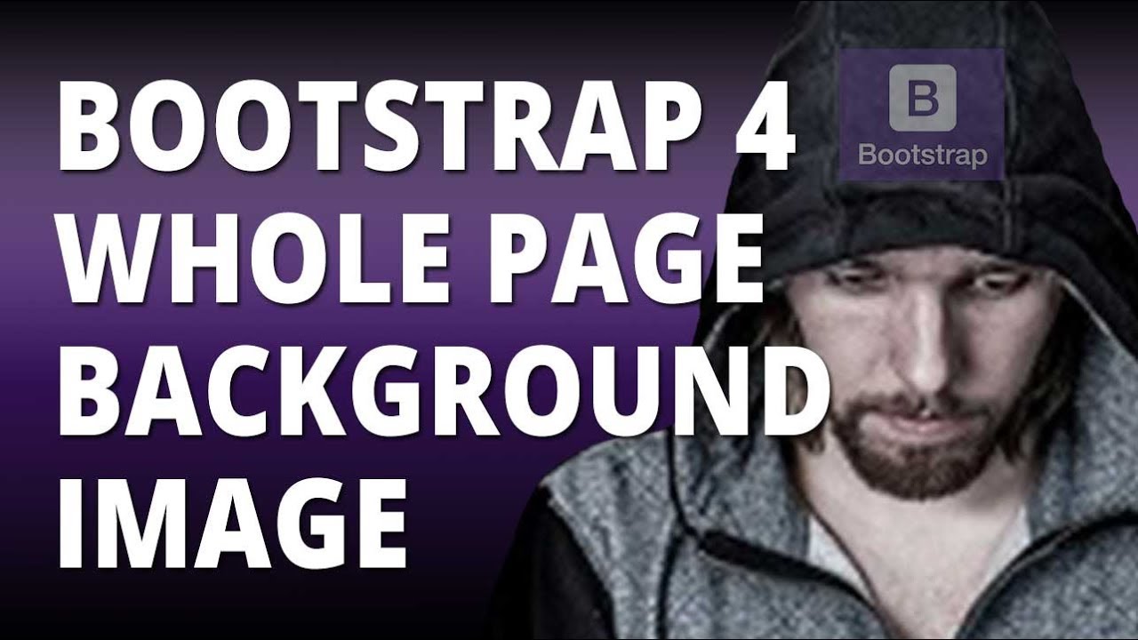 Bootstrap 4: добавление фонового изображения на всю страницу 👍
