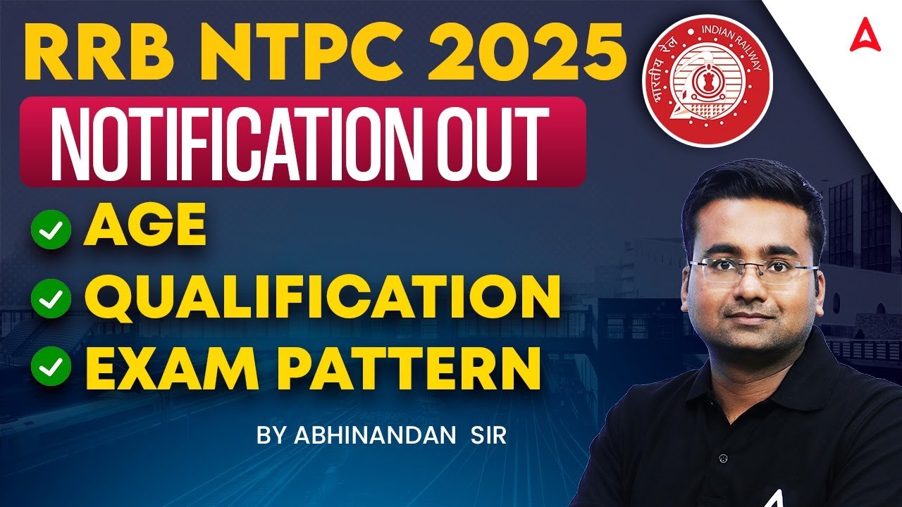 RRB NTPC Notification 2025 Out 🚨 | NTPC New Vacancy 2025 | Graduate Level Recruitment | Apply Now!!
