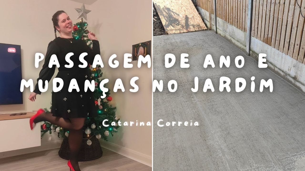 Passagem de ano e mudanças no jardim