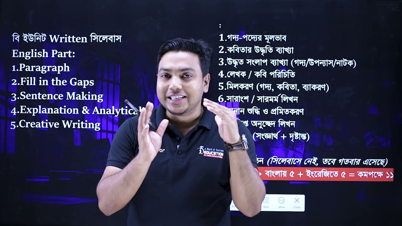 ঢাকা বিশ্ববিদ্যালয়ের বি/ 'খ ইউনিট' এ ৪০ মার্কের রিটেন সিলেবাস! DU  B Unit Admission Written Syllabus