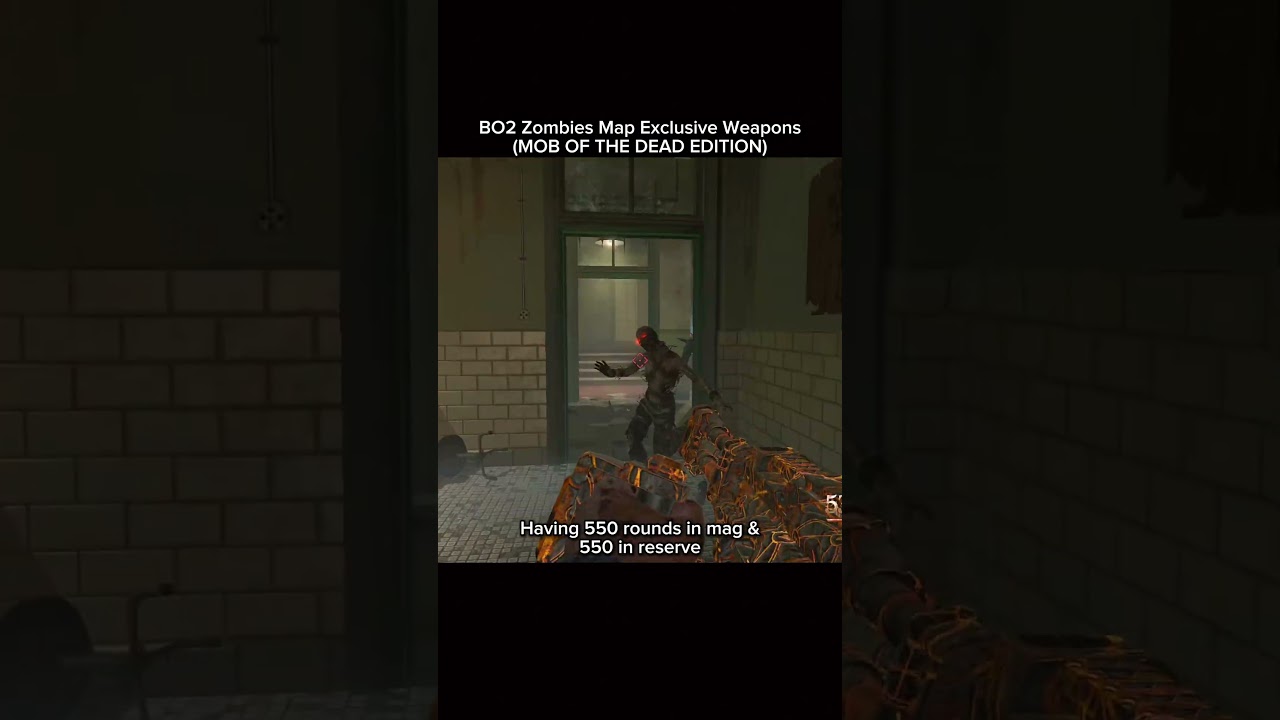 Black Ops 2 Mob Of The Dead Exclusive Zombie Weapons #codzombies #blackops2 #gaming