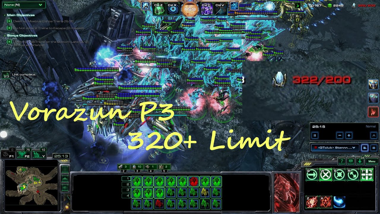 StarCraft 2 Co-Op Vorazun P3, 320+ Limit!!!