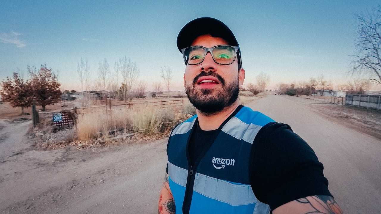 repartiendo todo el día en la van de amazon (mi primer vlog)