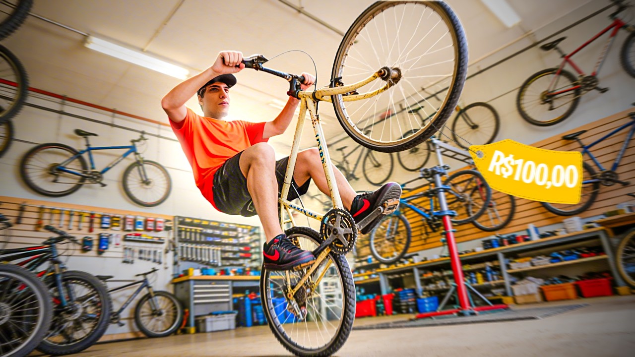 Montei a Bike de Grau Mais Barata Possível Na Bicicletaria