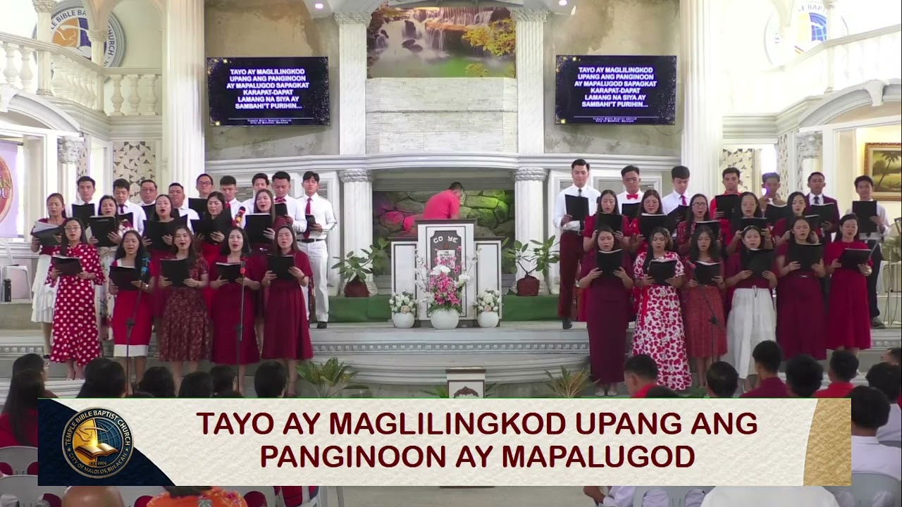 Siya'y Paglingkuran by. Temple Bible Baptist Church Choir 