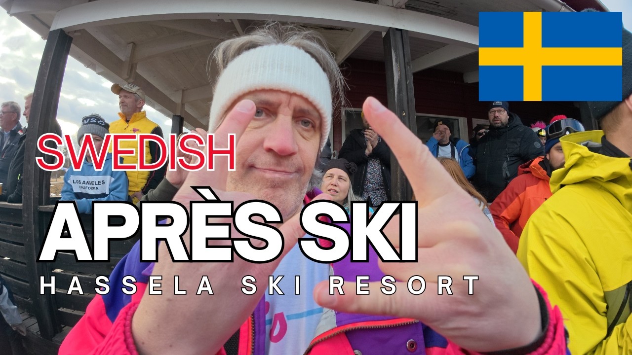 Epic 80s Ski-Themed Après Ski for Ola’s 50th Birthday at Hassela!