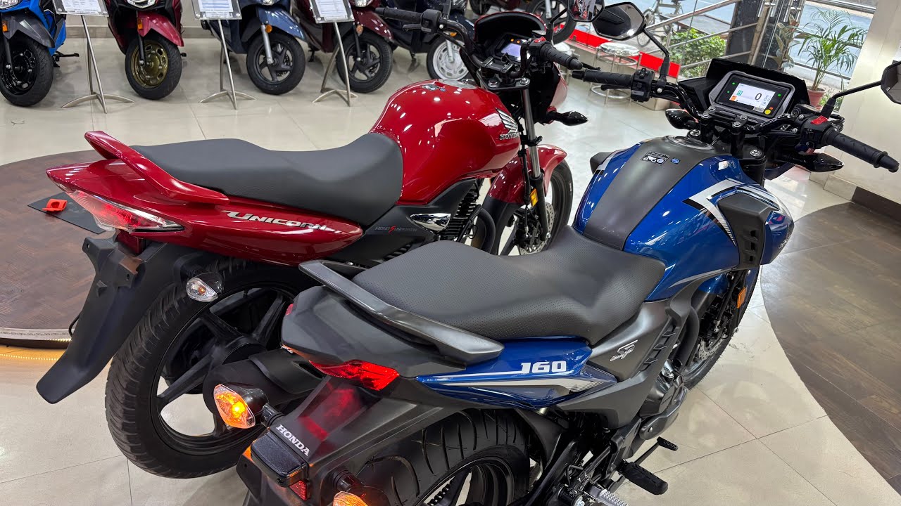 All New 2025 Honda SP160 Vs Honda Unicorn 160 Details Comparison | On Road price New Update