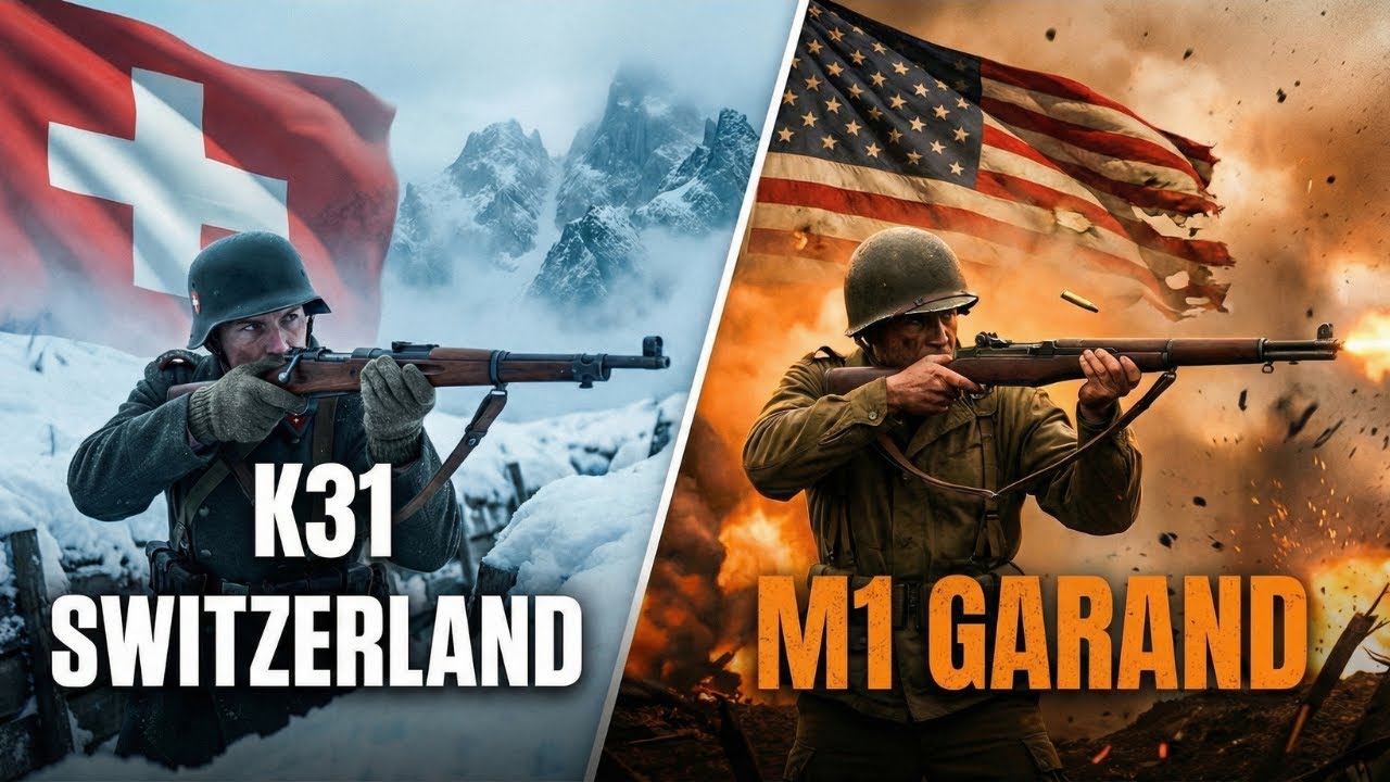 Schweizer Präzision gegen US-Feuerkraft K31 vs. M1 Garand