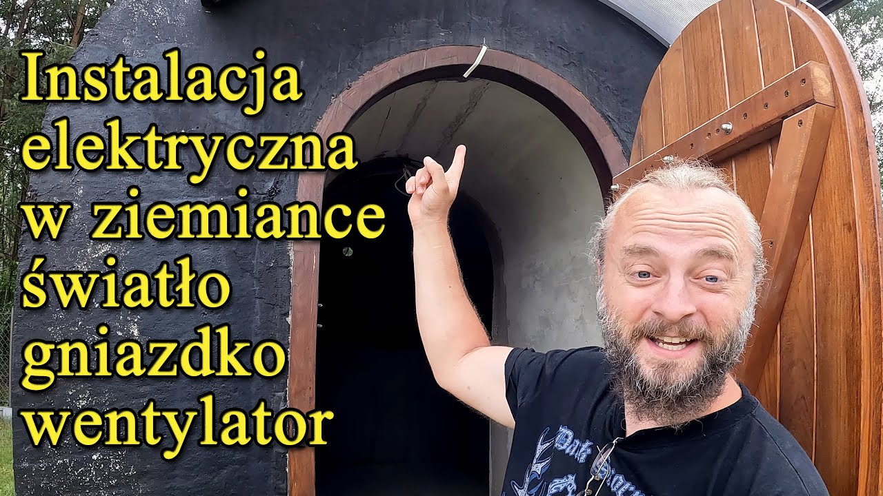 Ziemianka, piwniczka ogrodowa 6 - instalacja elektryczna, światło, gniazdko, wentylator, prąd