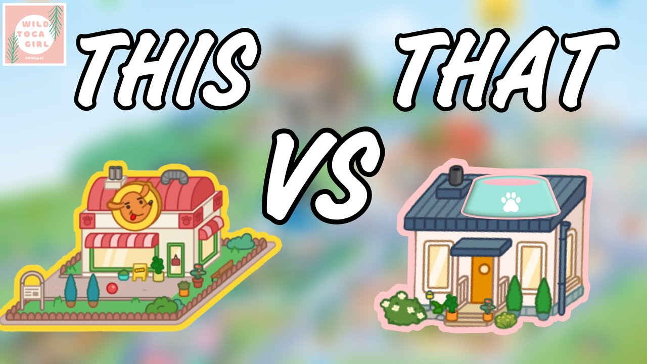 THIS VS THAT 🤔 PET SHOP 🐶 🐈 🐠 TOCA LIFE WORLD 🌎