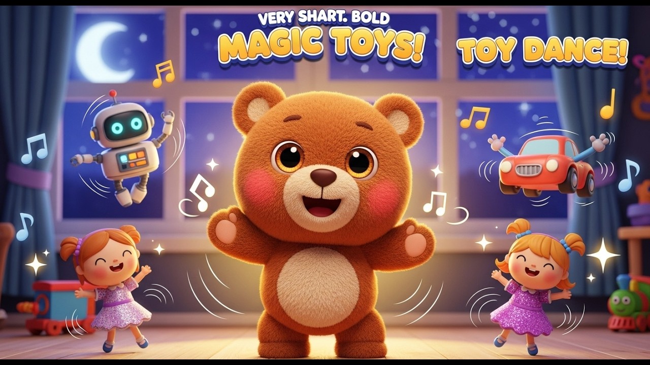 Magic Toy Dance 🧸✨ | Toy Song for Kids | Nursery Rhymes & Kids Songs
