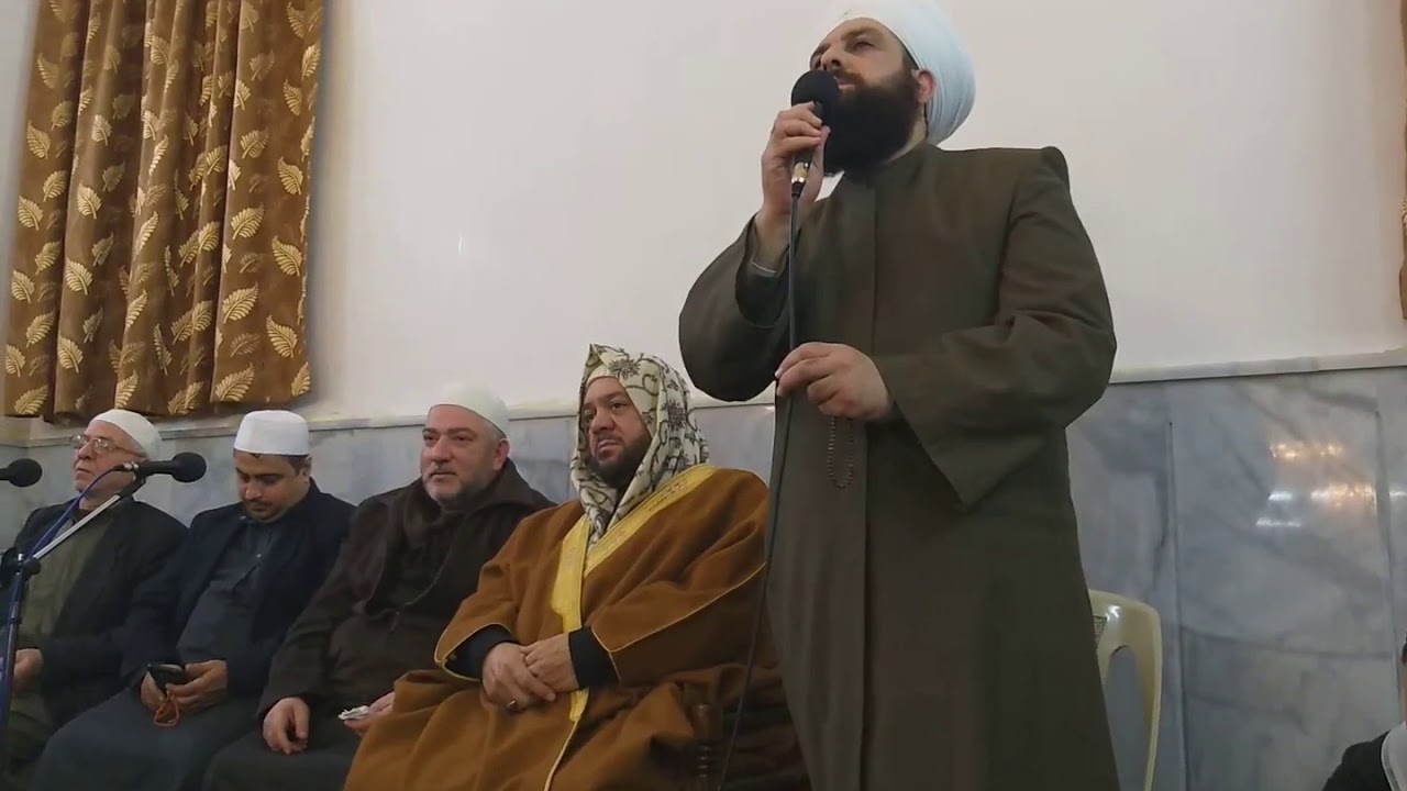 مجلس الصلاة ع لنبي عند سيدي الشيخ جمال جوهر مع كلمة طيبة مع سماحة الشيخ محمود حسون