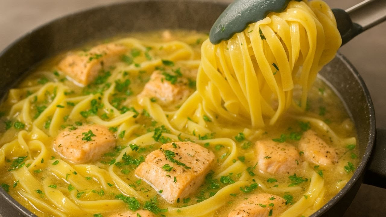 Creamy Salmon Tagliatelle | One-Pan Pasta Perfection