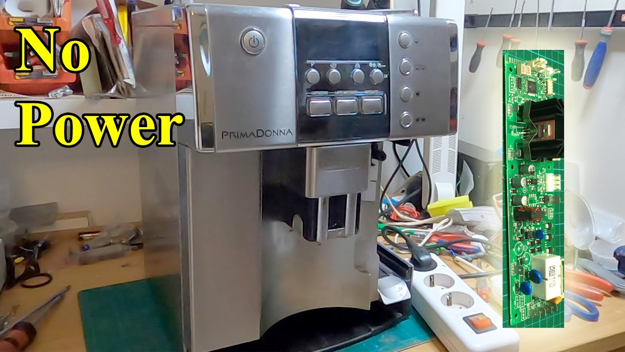 Delonghi Primadonna espresso maker ESAM 6620 6600 No power - How to repair fix solution