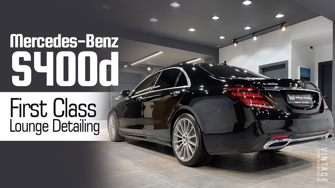 Mercedes-Benz S400d Bu Araca Bu Kaplama! First Class Lounge Detailing