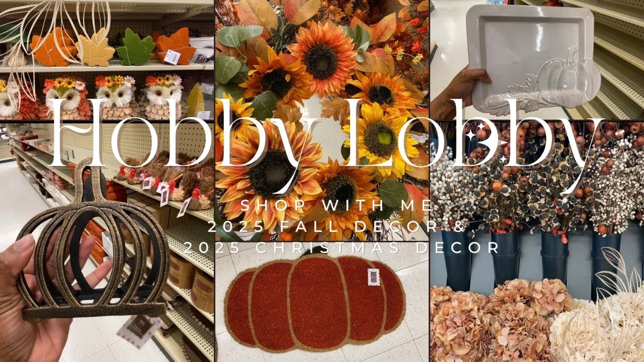 NEW HOBBY LOBBY 2025 CHRISTMAS DECOR 🎄| 2025 FALL DECOR 🍂 | HOBBY LOBBY 2025 SHOP WITH ME