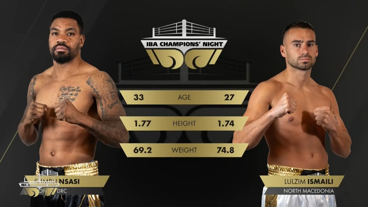 75kg NSASI Sumbu (COD) vs ISMAILI Lulzim (MKD) | IBA Champions&rsquo; Night | October 19, 2024