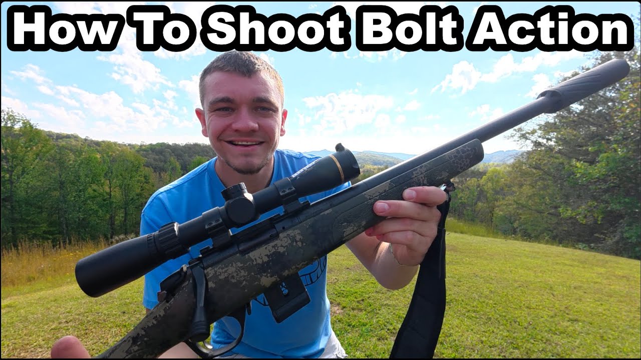 How To Shoot a Bolt Action Rifle for Beginners!