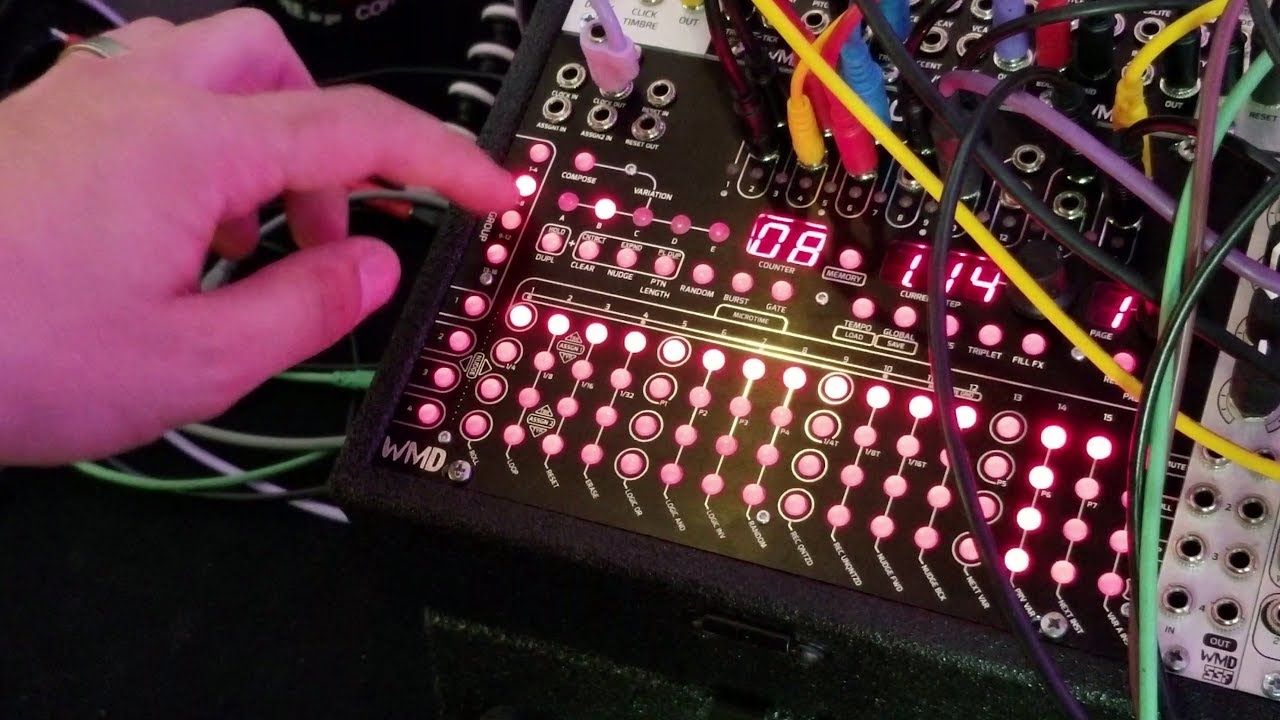 WMD Metron advanced trigger and gate sequencer at Superbooth 2019