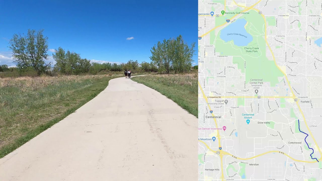 Bike Ride Cherry Creek Trail | 8 Miles from Parker CO E470 to Cherry Creek State Park Colorado