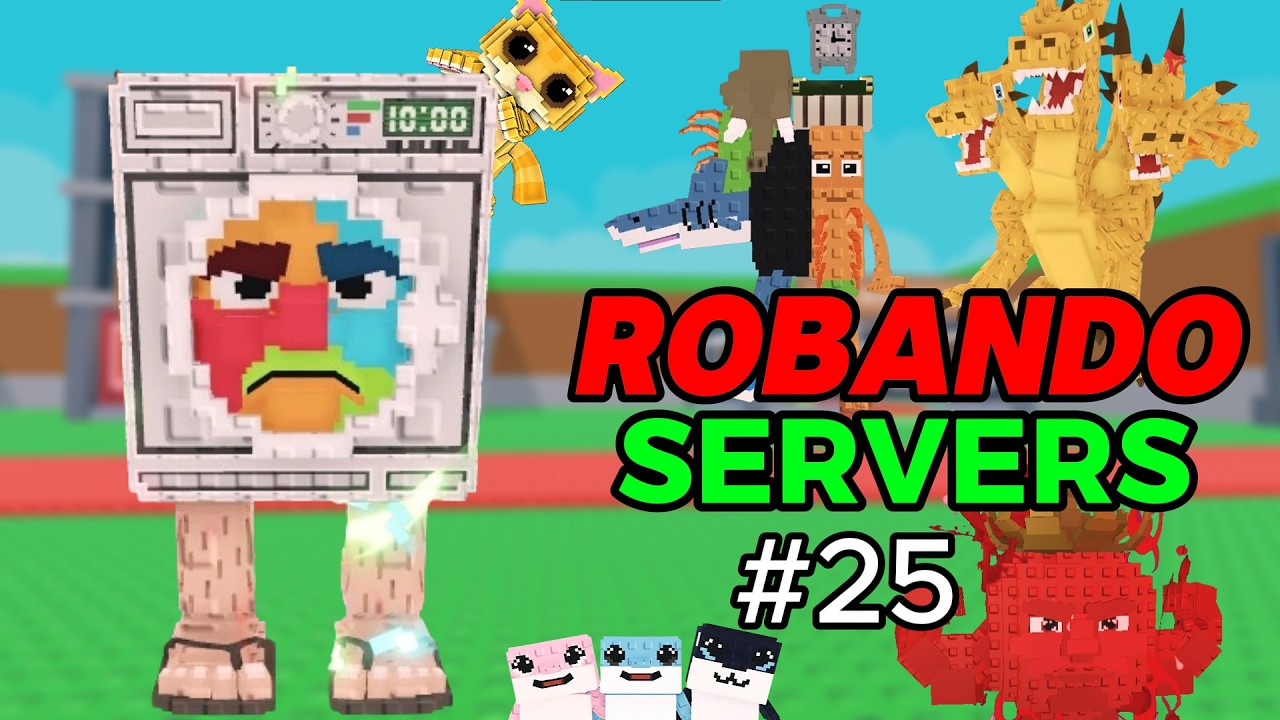 *LAVADORITO 142M * ROBANDO en SERVERS PUBLICOS 🤑🔥 Día 25 | Roblox roba un brainrot
