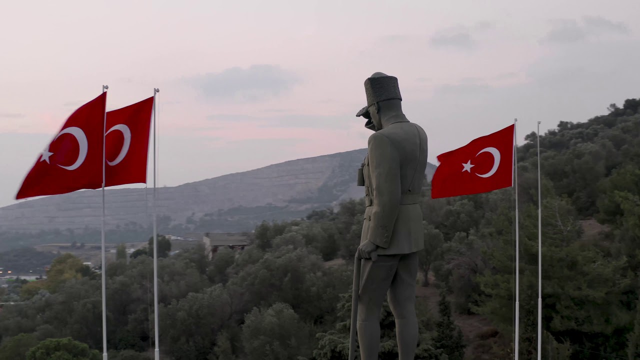 Belkahve Ata Evi drone ile &ccedil;ekimi