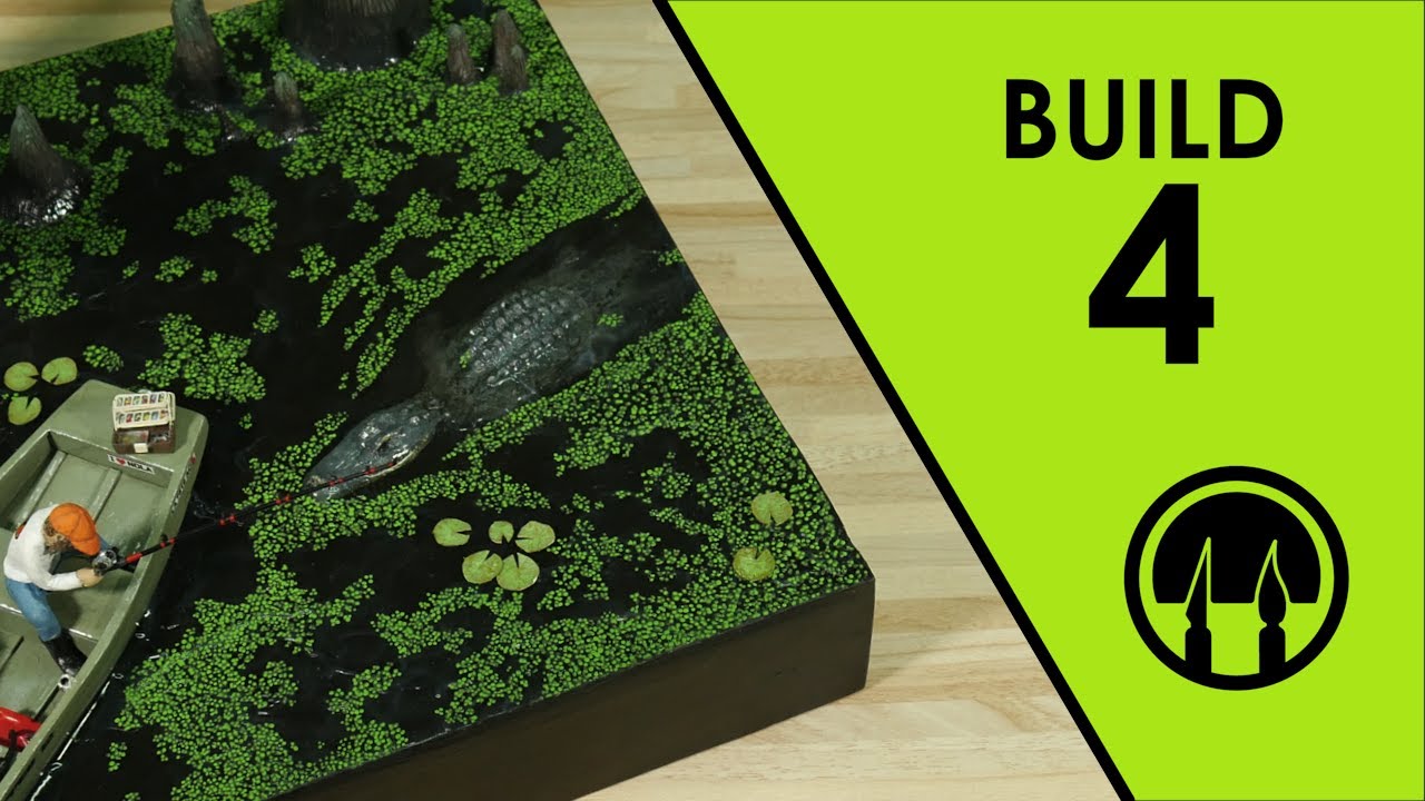 Louisiana Swamp Fishing Diorama