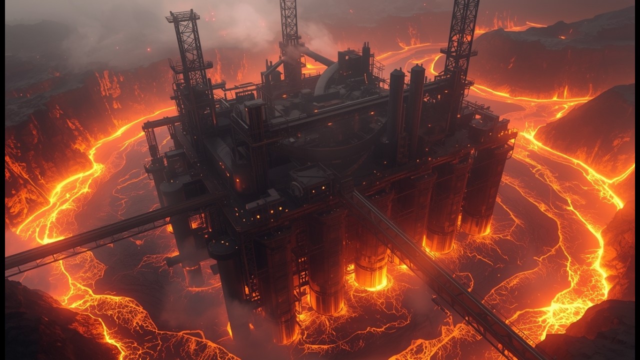 Molten Core Facility — Dark Industrial Rhythmic Ambient