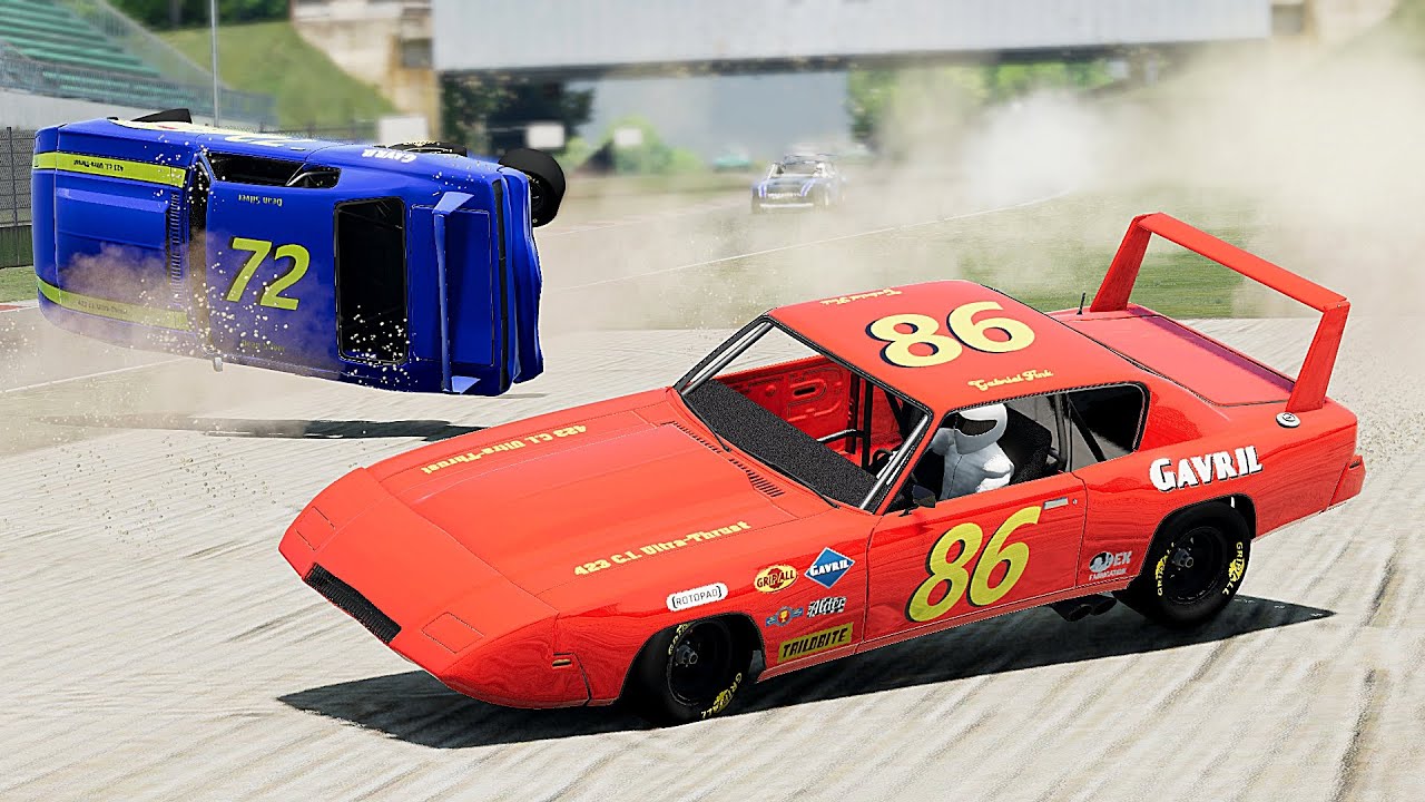 Satisfying Racing Rollover Crashes #54 | BeamNG Drive