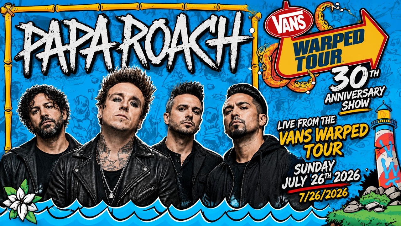 Papa Roach &ndash; Full HD Live Concert | Vans Warped Tour 2026 (Long Beach, CA)