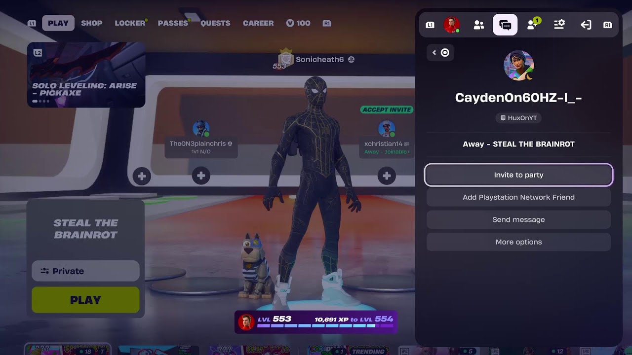 FortniteStill. The brain, rot. Training good trades same time