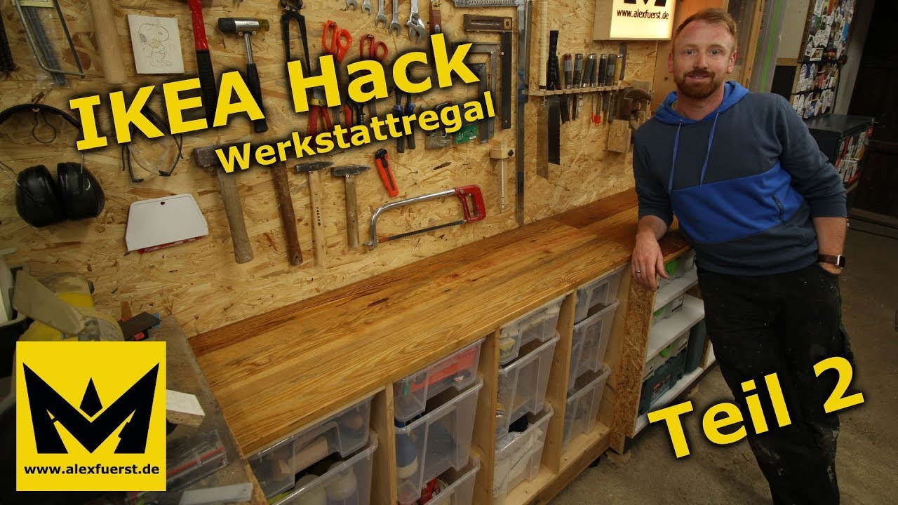 IKEA Hack - Werkstattregal aus SAMLA Boxen - Teil 2