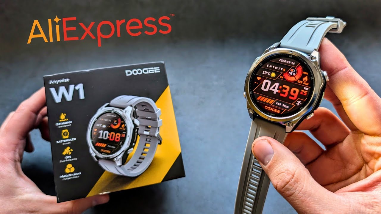 Обзор умных часов Doogee Anywise W1 с GPS и фонариком (W1, W1 Lite, W1 Pro)