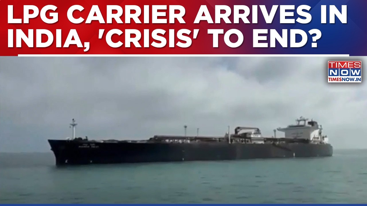 LPG Carrier Nanda Devi Arrives In India After Navigating Through Trouble Waters Of 'Hormuz', Watch!