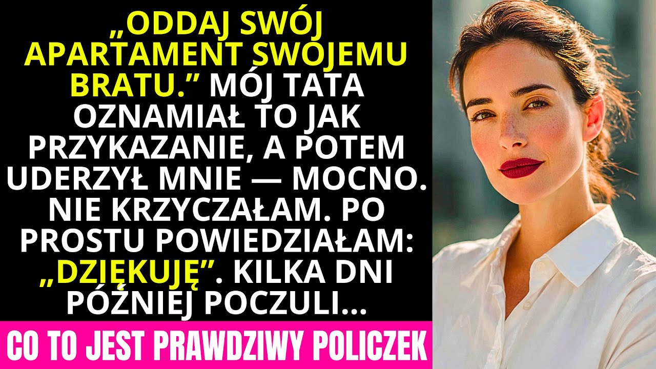 Mój OJCIEC kazał mi „PRZEKAZAĆ APARTAMENT bratu”, a potem mnie SPOLICZKOWAŁ przed 200 GOŚĆMI