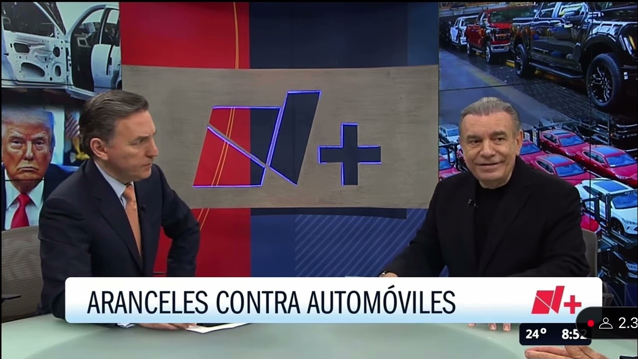 26/Marzo/25  Mesa de Análisis - Parte 2.  Aranceles contra automóviles. Chat con “planes de guerra”.