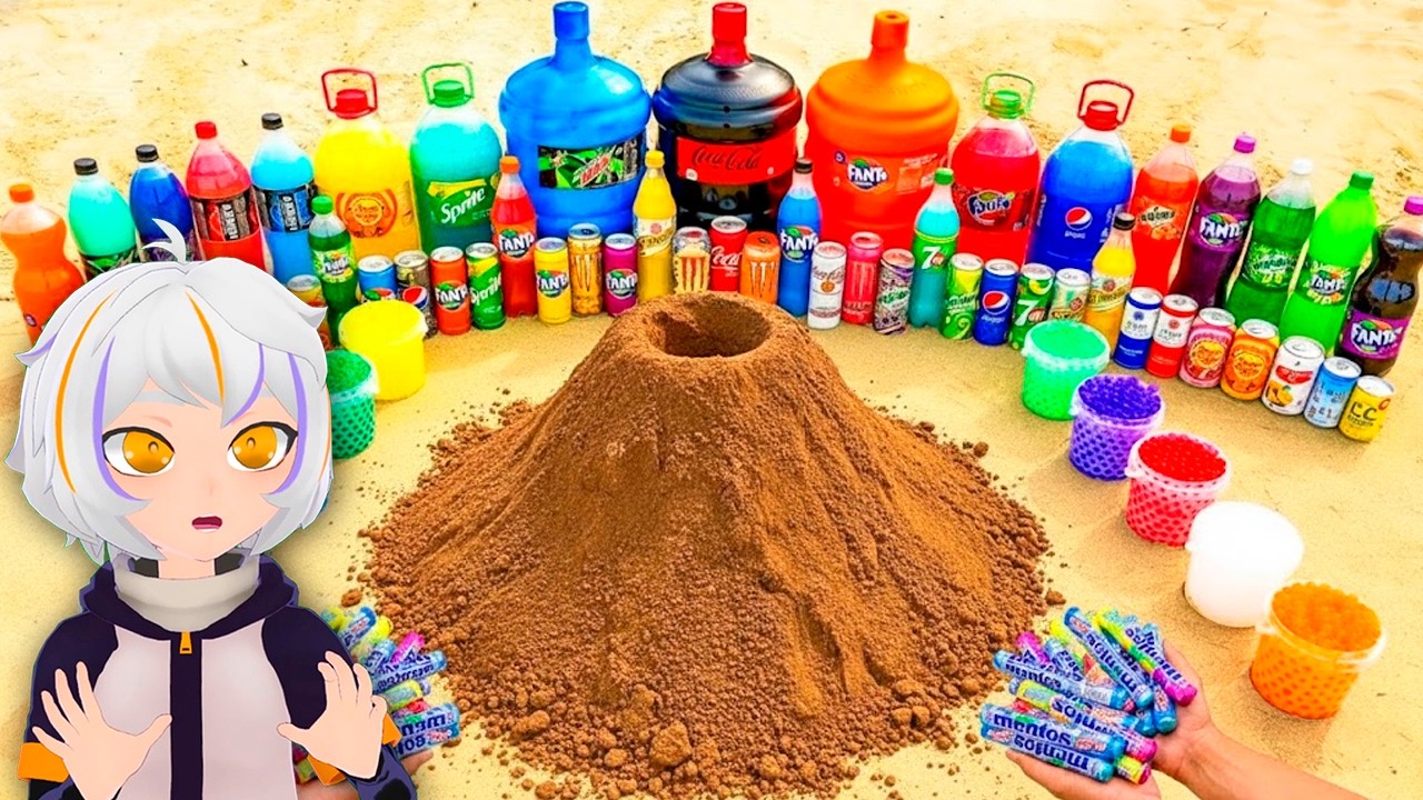 EXPERIMENTO Creando un VOLCAN EXTREMO y EXPLOSIVO | ChuyMine REACCIONA