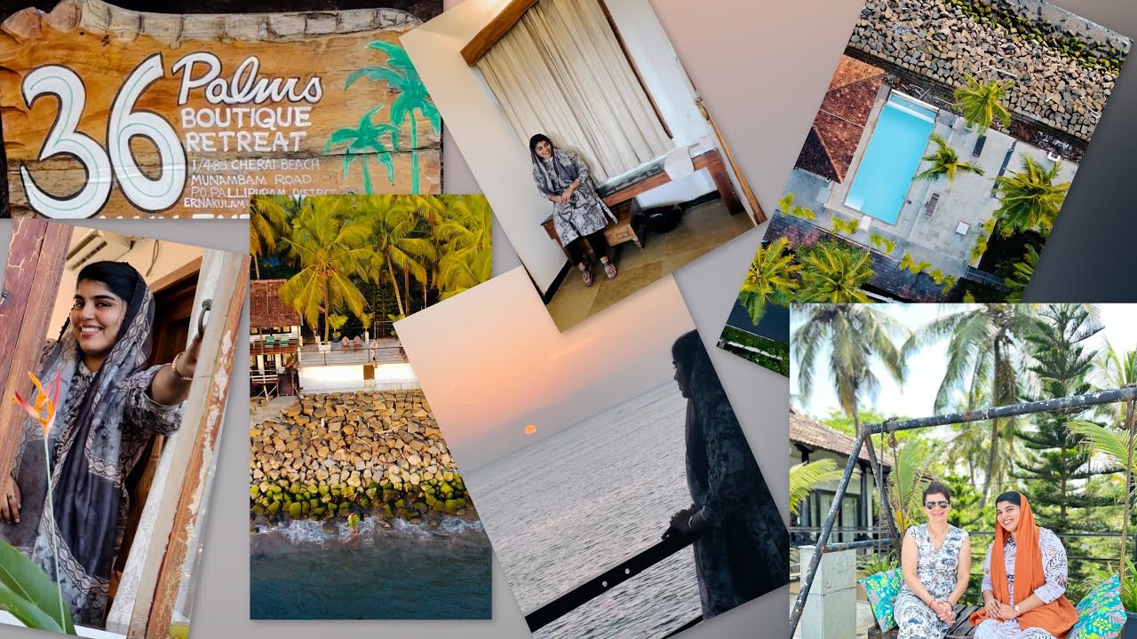 One Day Stay @ 36 Palms Beach Resort, Cherai Beach, Kochi || Garden View Room Tour || Beach Resort