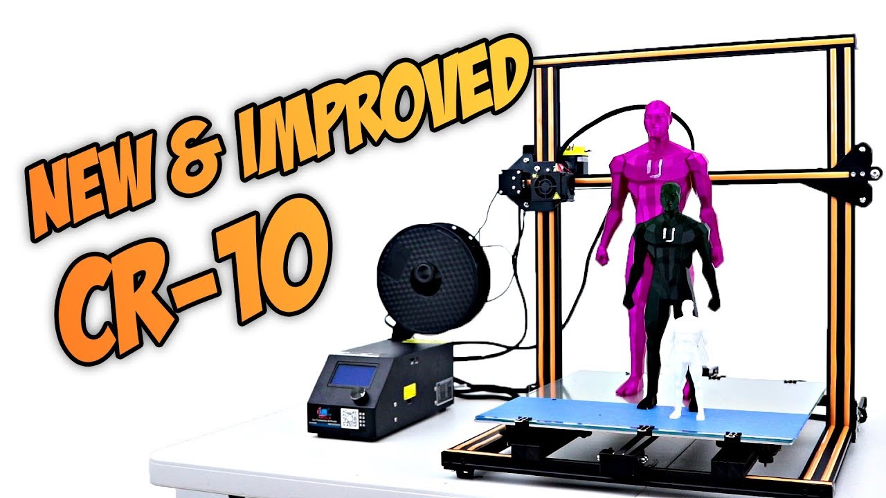 Taking a look at the NEW & IMPROVED CR-10 3D Printer | CR-10 Enlarged