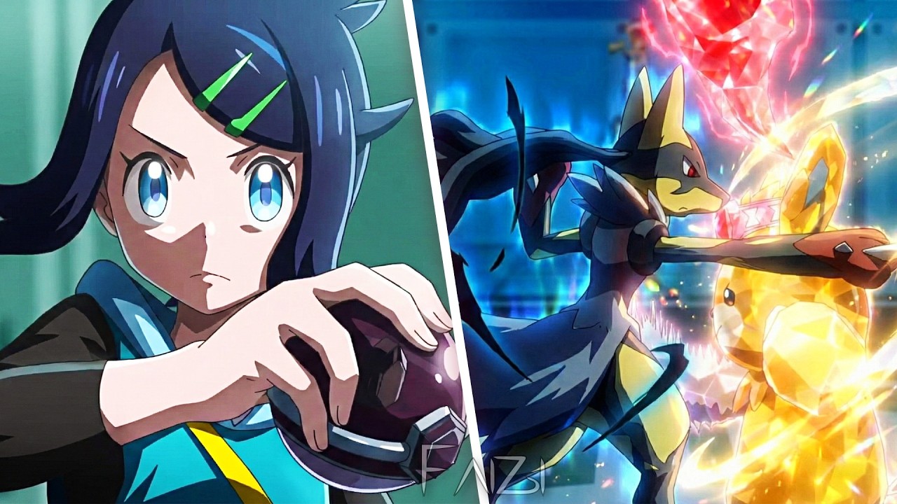 Roy And Shiny Lucario VS Nemona And Pawmot - Liko VS Ann - Pokemon Horizons AMV