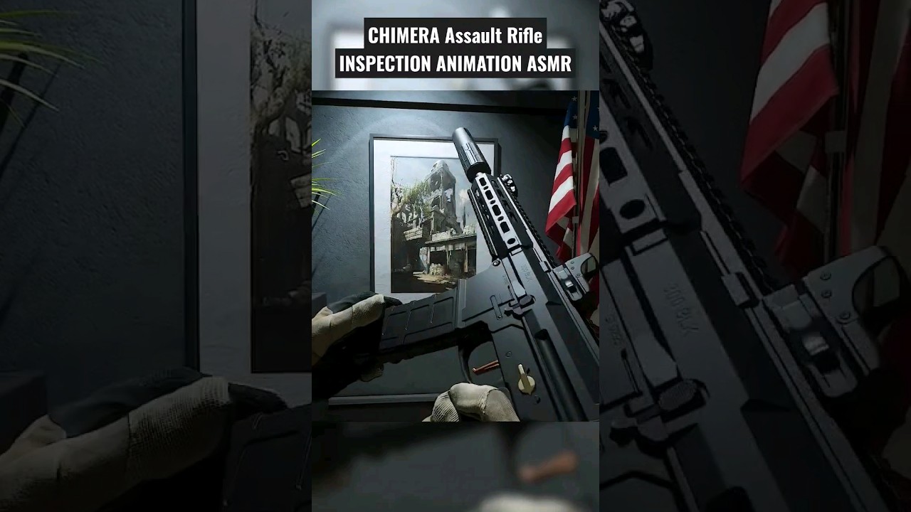 CHIMERA Assault Rifle - INSPECTION ANIMATION - Call of Duty Modern Warfare 2 - 1080p - ASMR